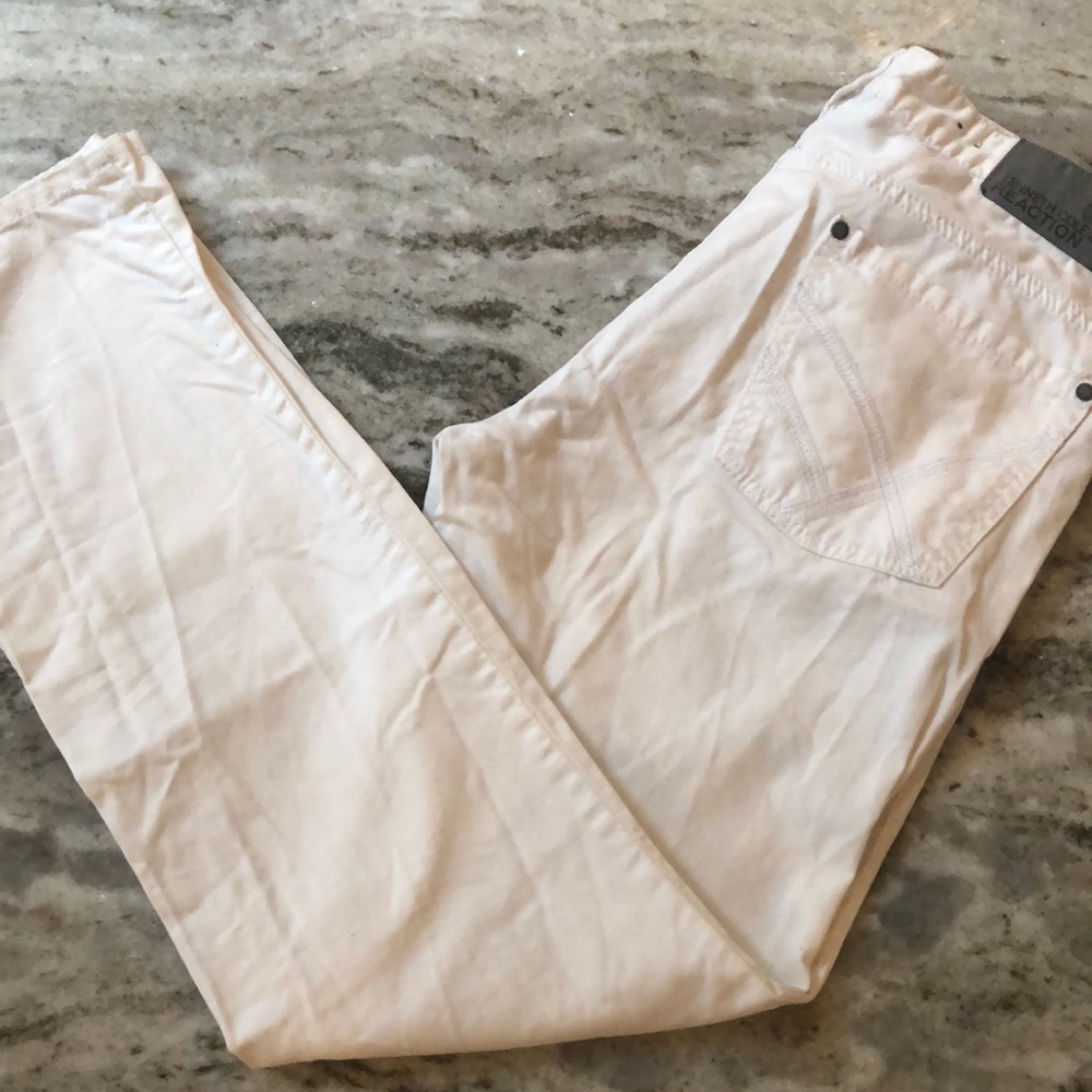Kenneth Cole white jeans